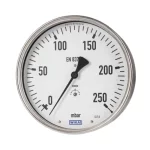 کاتالوگ، لیست قیمت و خرید گیج فشار میلی بار خشک ویکا WIKA نرخ حفاظتی IP54 مدل 612.20 | مرکز برق