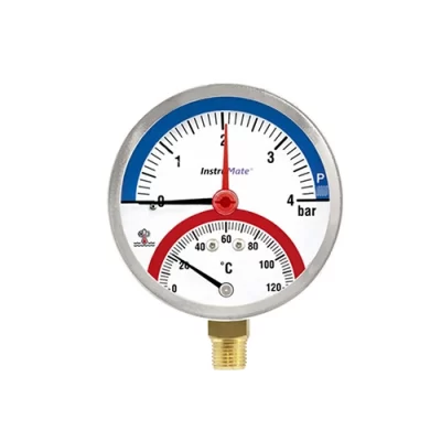 کاتالوگ، لیست قیمت و خرید گیج فشار و دما اینسترومیت InstruMate فشار 4 بار و 6 بار | مرکز برق