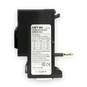 کاتالوگ، لیست قیمت و خرید بی متال (رله حرارتی) hyundai سری HGT قابل نصب بر روی کنتاکتور 9 تا 800 آمپر| مرکز برق