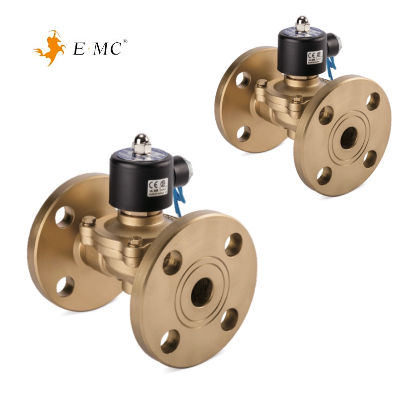 E.MC Brass Flange Solenoid Valve_21 کاتالوگ, لیست قیمت و خرید شیر برقی آب برنجی فلنجی E.MC 8 بار | مرکز برق