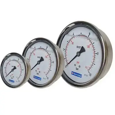 SANGO Oil Pressure Gauge 10s کاتالوگ، لیست قیمت و خرید گیج فشار روغنی سانگو SANGO افقی | مرکز برق