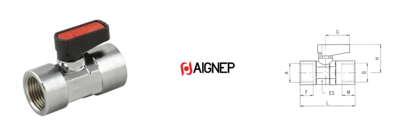 کاتالوگ، لیست قیمت و خرید شیر ربع گرد اگنپ AIGNEP سری 6300 | مرکز برق