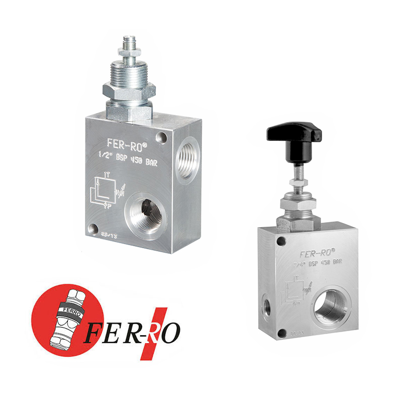 FERRO PRSHG14N Pressure Relief Valve کاتالوگ، لیست قیمت و خرید فشار شکن هیدرولیک فرو فولادی | مرکز برق